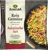 Reis Pfanne Asiatische Art
