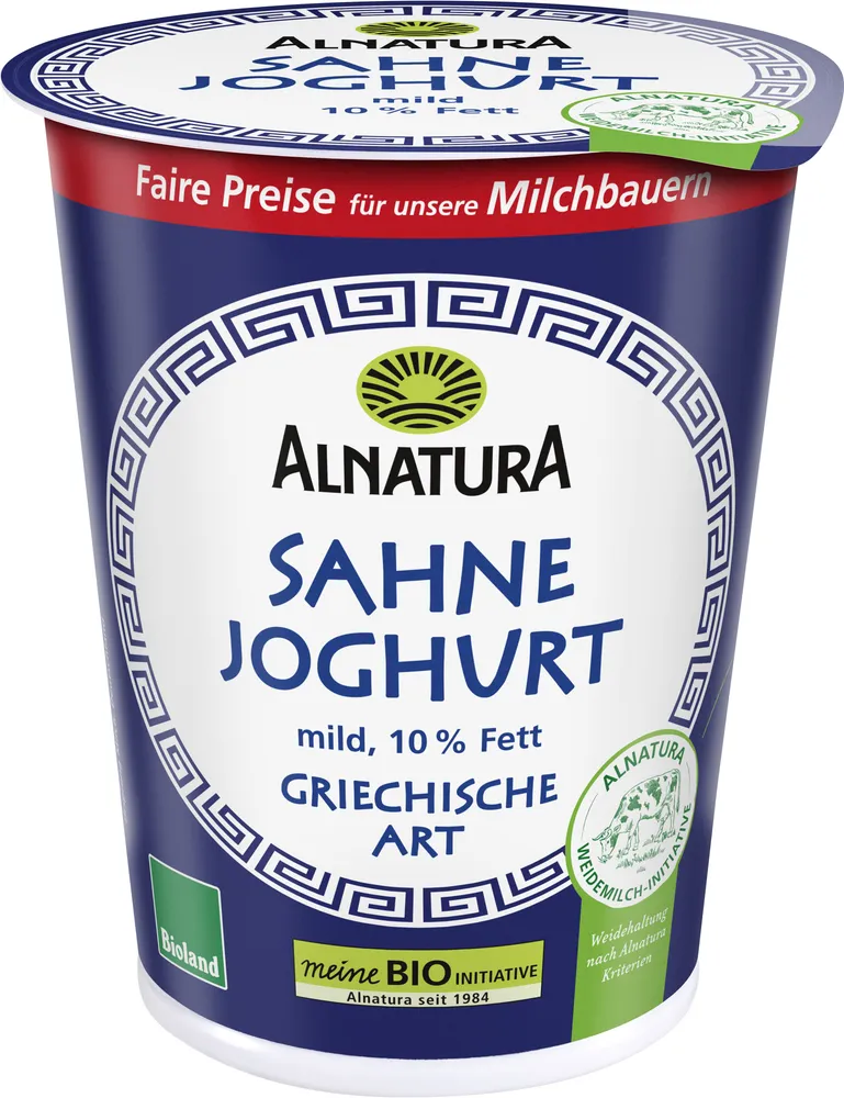 Weidemilch Sahnejoghurt griech. Art