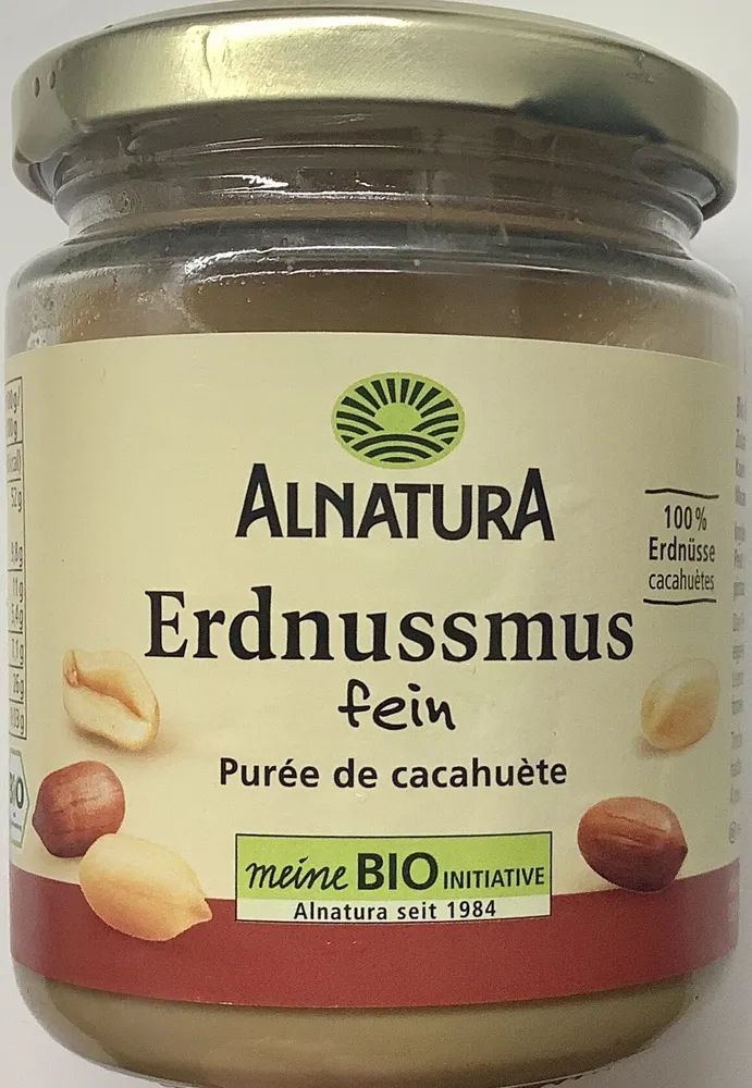 Erdnussmus fein