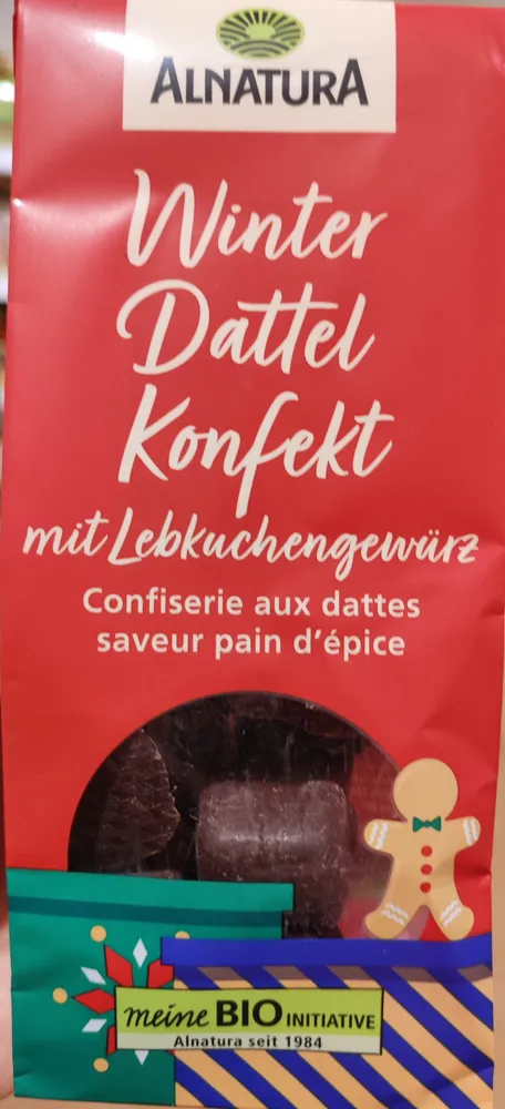 Winter Dattel Konfekt Lebkucheng.