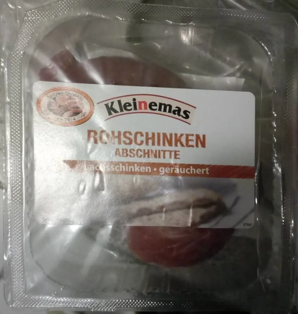 Rohschinken Abschnitte