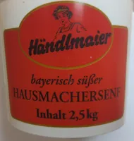 Bayerisch süßer Hausmachersenf
