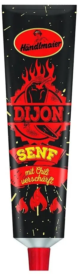 Dijon Senf mit Chili verschärft Superscharf
