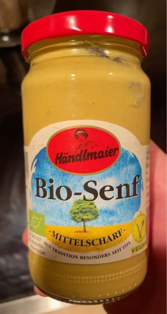Bio senf mittelscharf