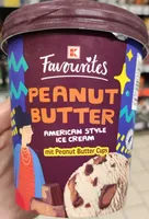 Peanut butter american style ice cream