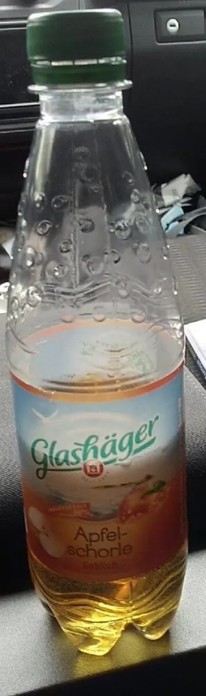 Apfelschorle ou jus de pomme pétillant