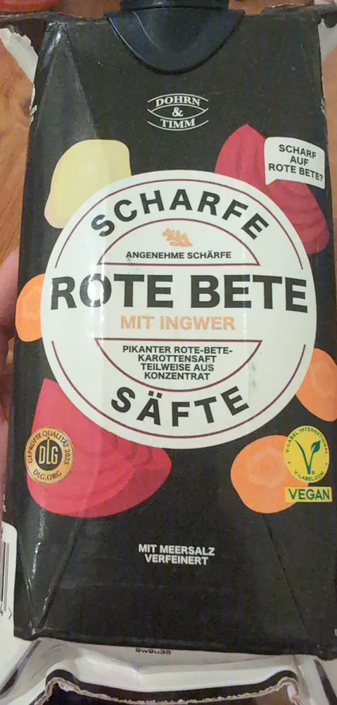 Rote Bete mit Ingwer