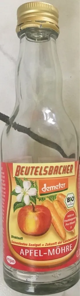 Jus pomme-carotte