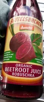 Organic beetroot juice