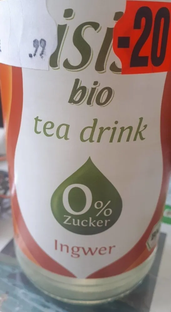 Bio Tea Drink Ingwer
