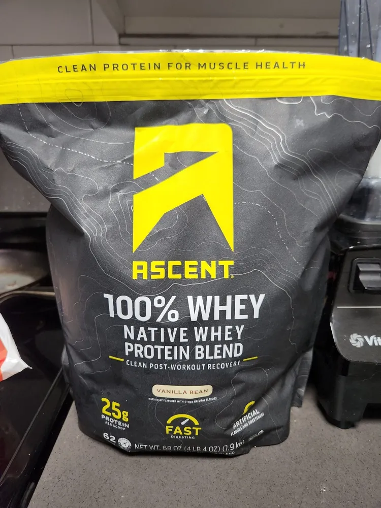 Ascent 100% Whey Protein Blend - Vanilla Bean