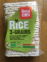 Rice 3-Grains - Galettes de riz fines