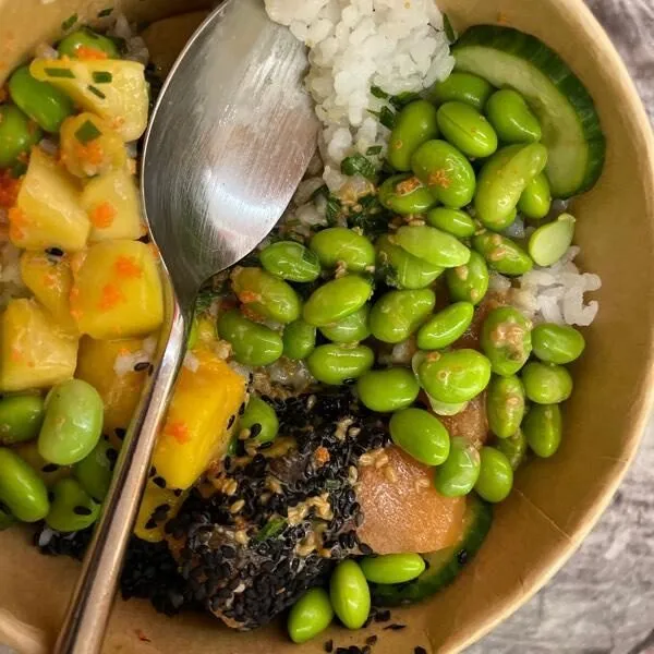 Poke bowl Lachs