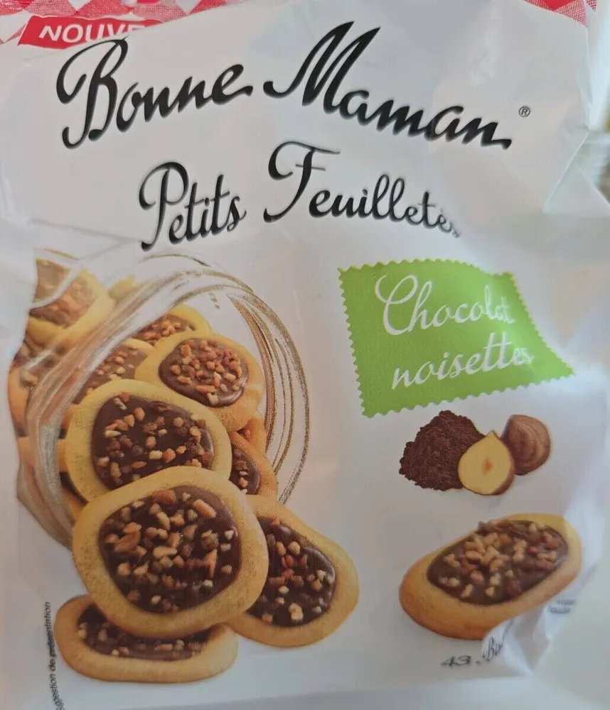 Petits Feuilletés Chocolat noisettes