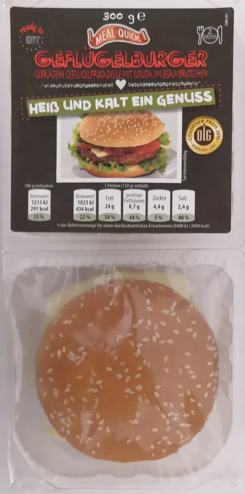 Meal Quick Geflügelburger