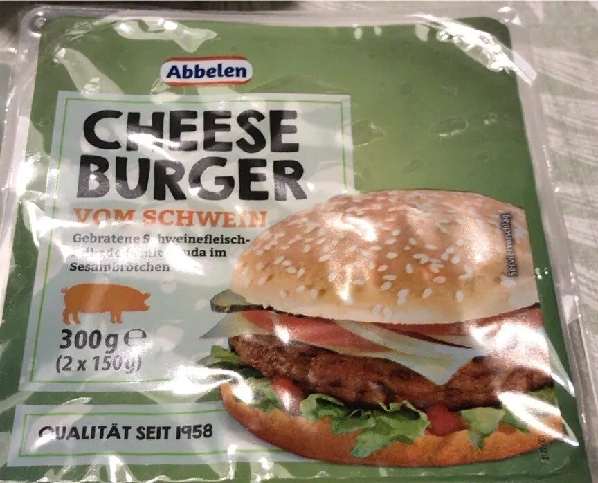 Cheeseburger vom Schwein