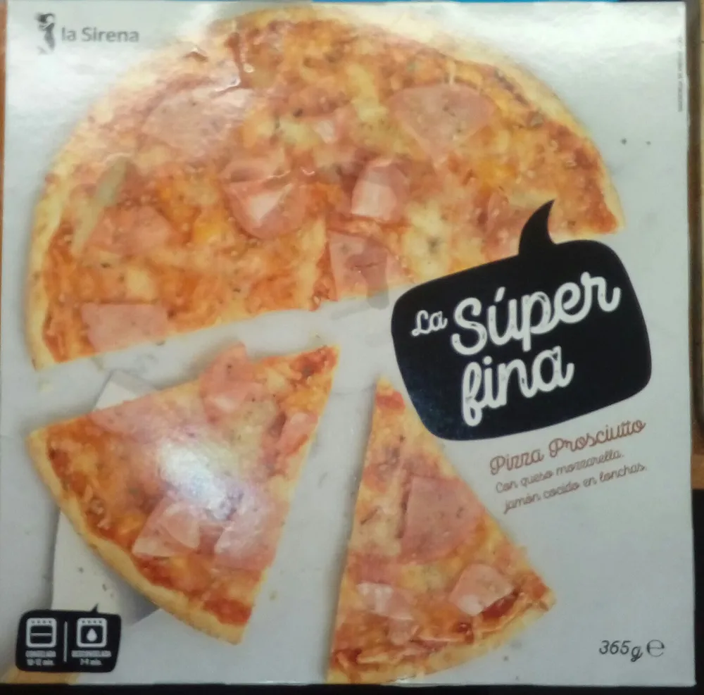 Pizza prosciutto