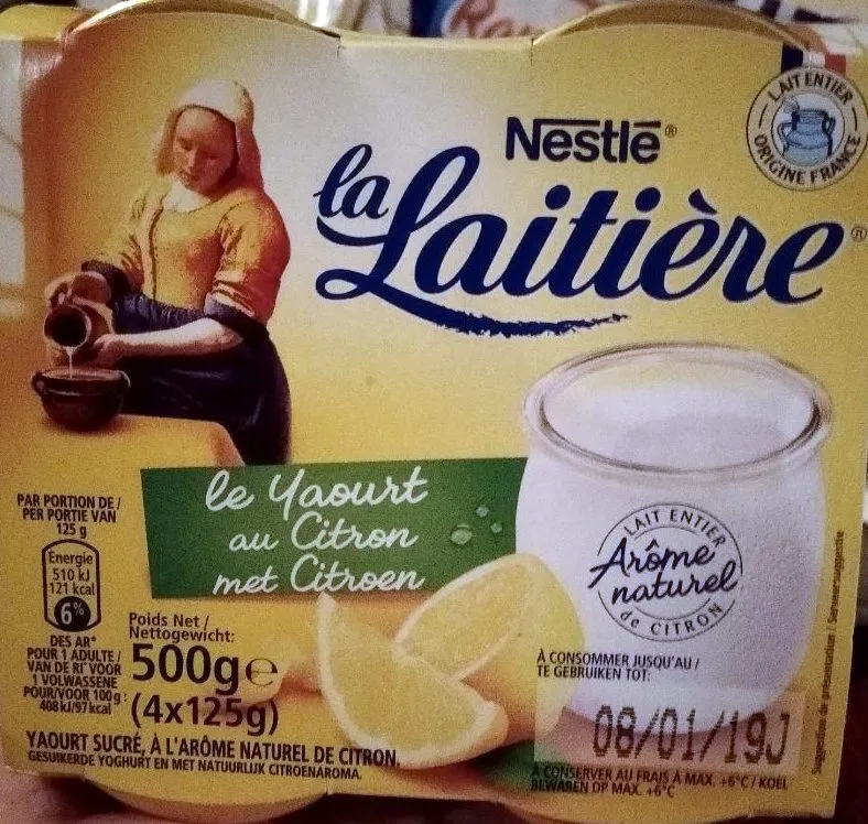 La Laitière le yaourt au citron