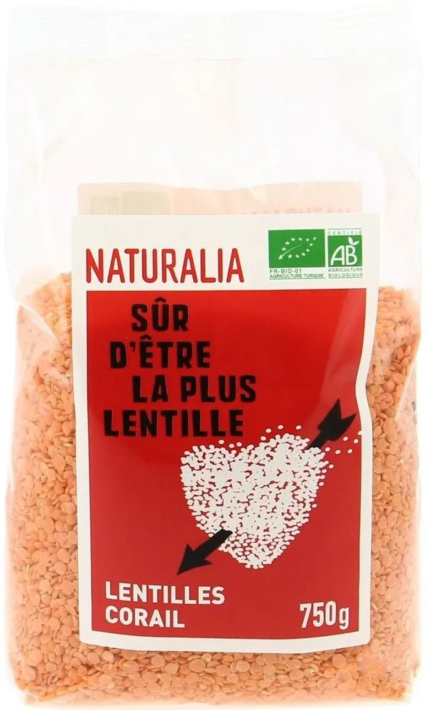 Lentilles corail