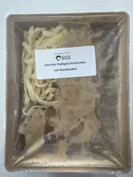 Kalbsgeschnetzeltes In Pilzsauce Mit Bandnudeln
