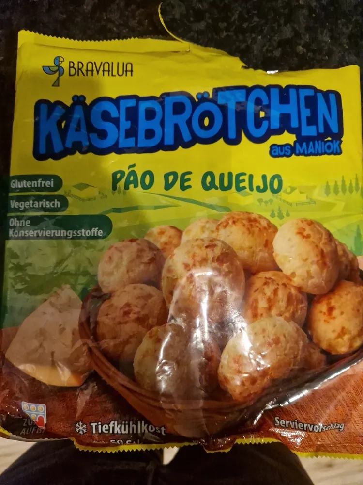 Käsebrötchen aus Maniok