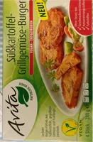 Süsskartoffel-Gemüse-Burger
