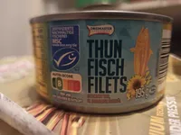 Thunfischfilets in Sonnenblumenöl