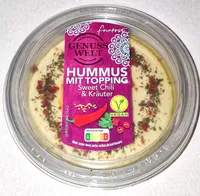 Hummus mit Topping - Sweet Chili & Kräuter