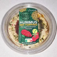 Hummus mit Topping - Getrocknete Tomate