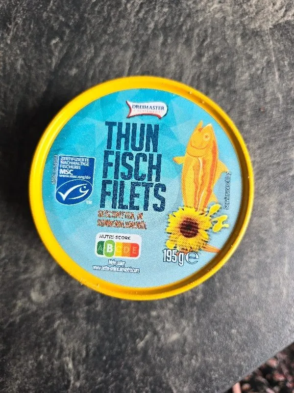 Thunfisch Filets in Sonnenblumenöl