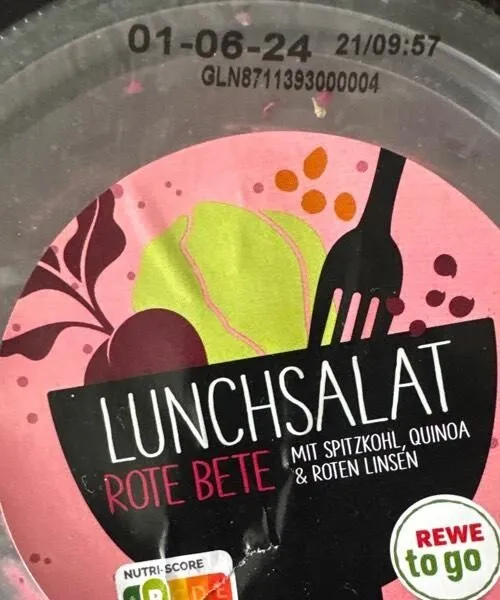 Lunchsalat Rote Bete