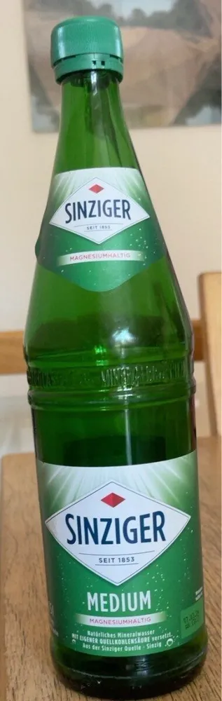 Sinzinger Medium Wasser Magnesiumhaltig
