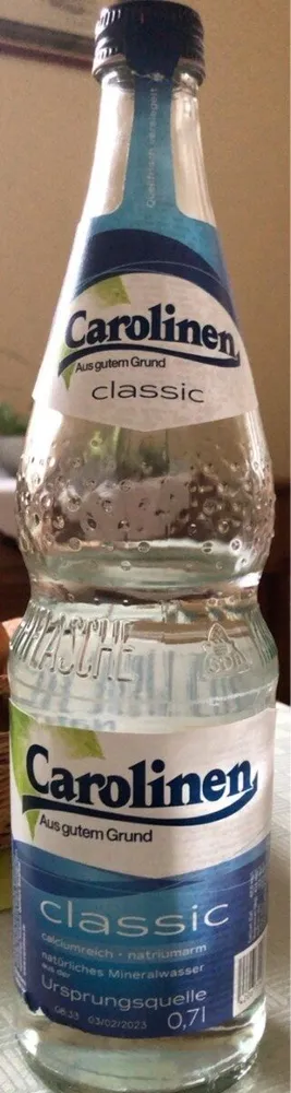 Carolinen Mineralwasser classic