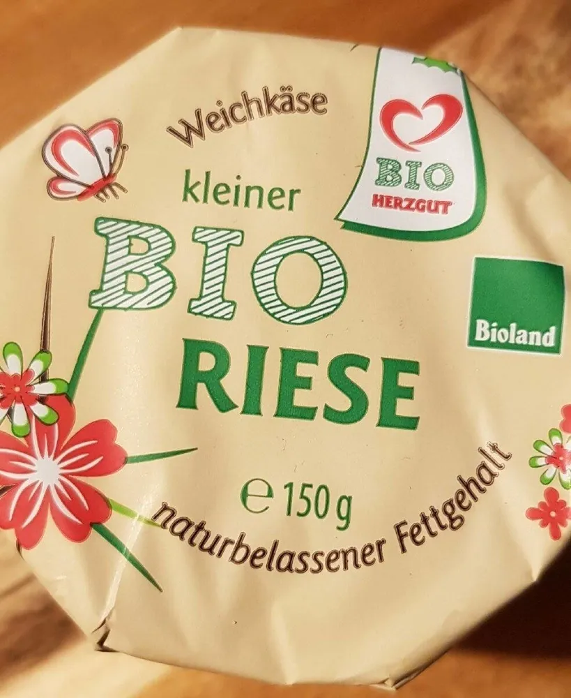 Weichkäse kleiner Bio Riese
