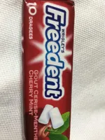 Freedent wrigley's gout cerise-menthe