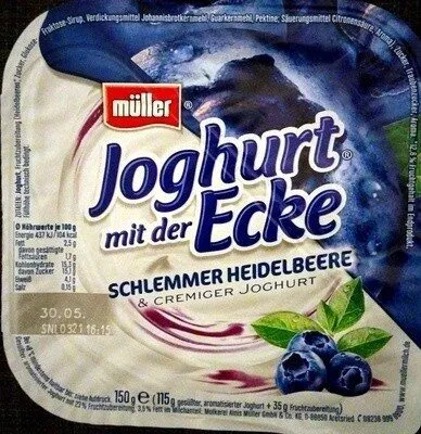 Joghurt mit der Ecke SCHLEMMER HEIDELBEERE & CREMIGER JOGHURT