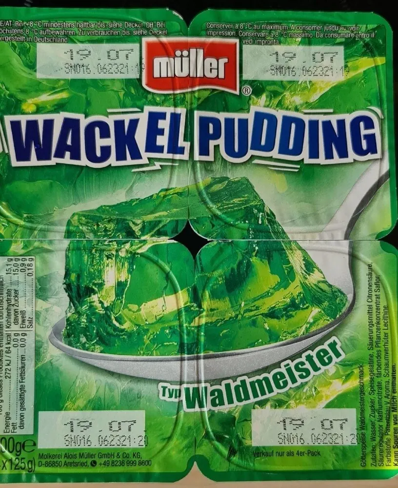 Wackelpudding - Typ Waldmeister