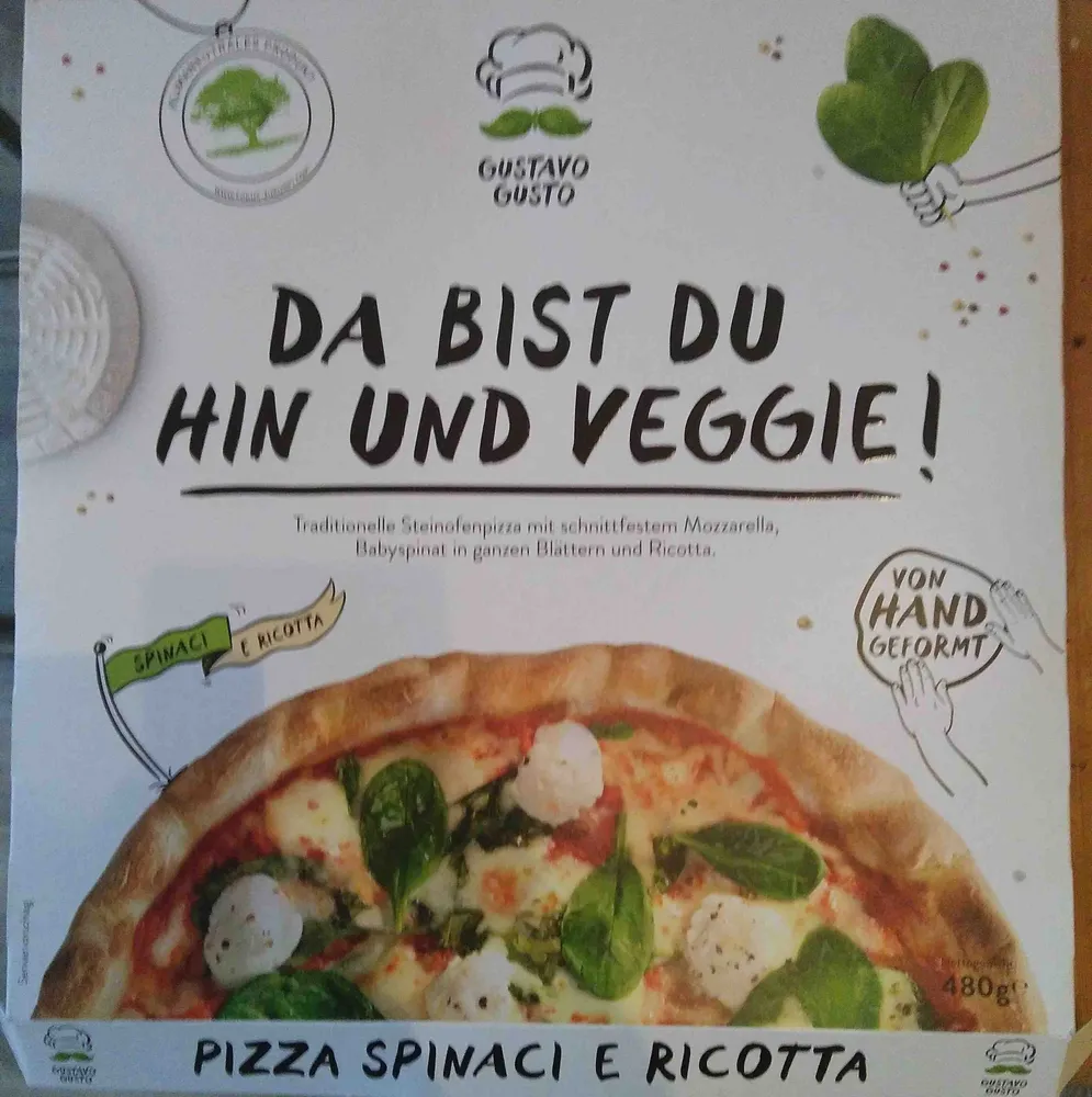 Pizza Spinaci e Ricotta