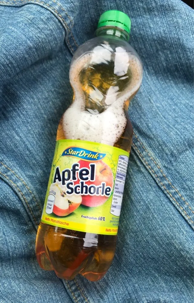 Apfelschorle, Fruchtgehalt 60%