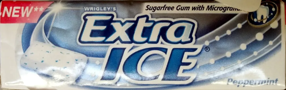 Ice Peppermint Chewing Gum Sugar Free Pieces