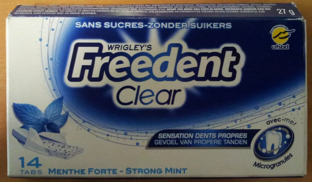 Freedent Clear