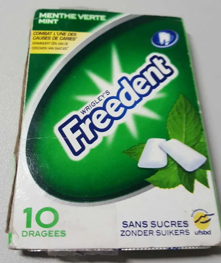 Freedent Menthe Verte