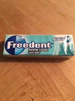 Wrigleys Freedent Menthe Leger - Boite Gum Coated 10 Pieces