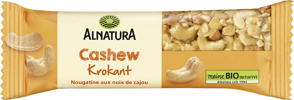 Cashew Krokant Riegel