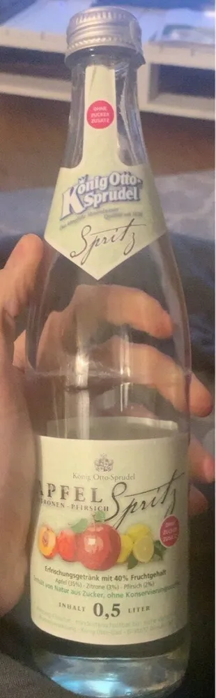 Apfel Zitronen-Pfirsich Spritz