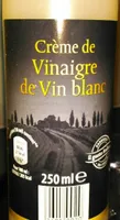 Crème de vinaigre de vin blanc