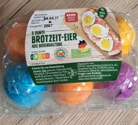 6 Bunte Brotzeit Eier