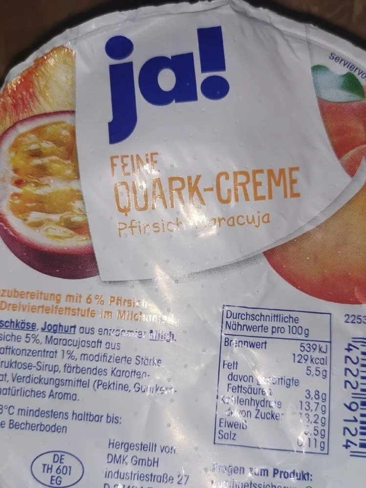 Feine Quark-Creme
