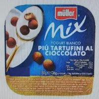 Muller mix yogurt più tartufini al cioccolato