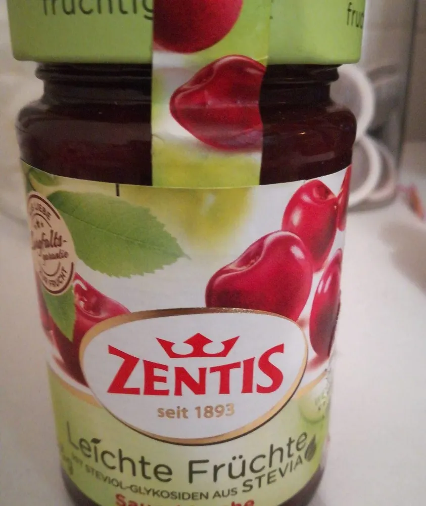 Zentis Leichte Früchte Stevia Sauerkirsche